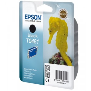 Epson Printer patron, musta, T0481